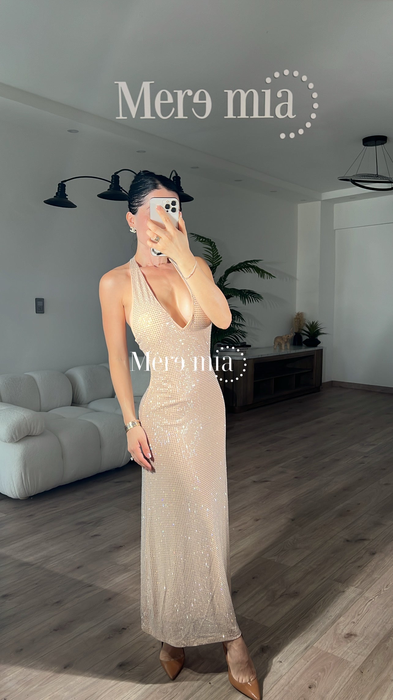 Vestido espalda suelto