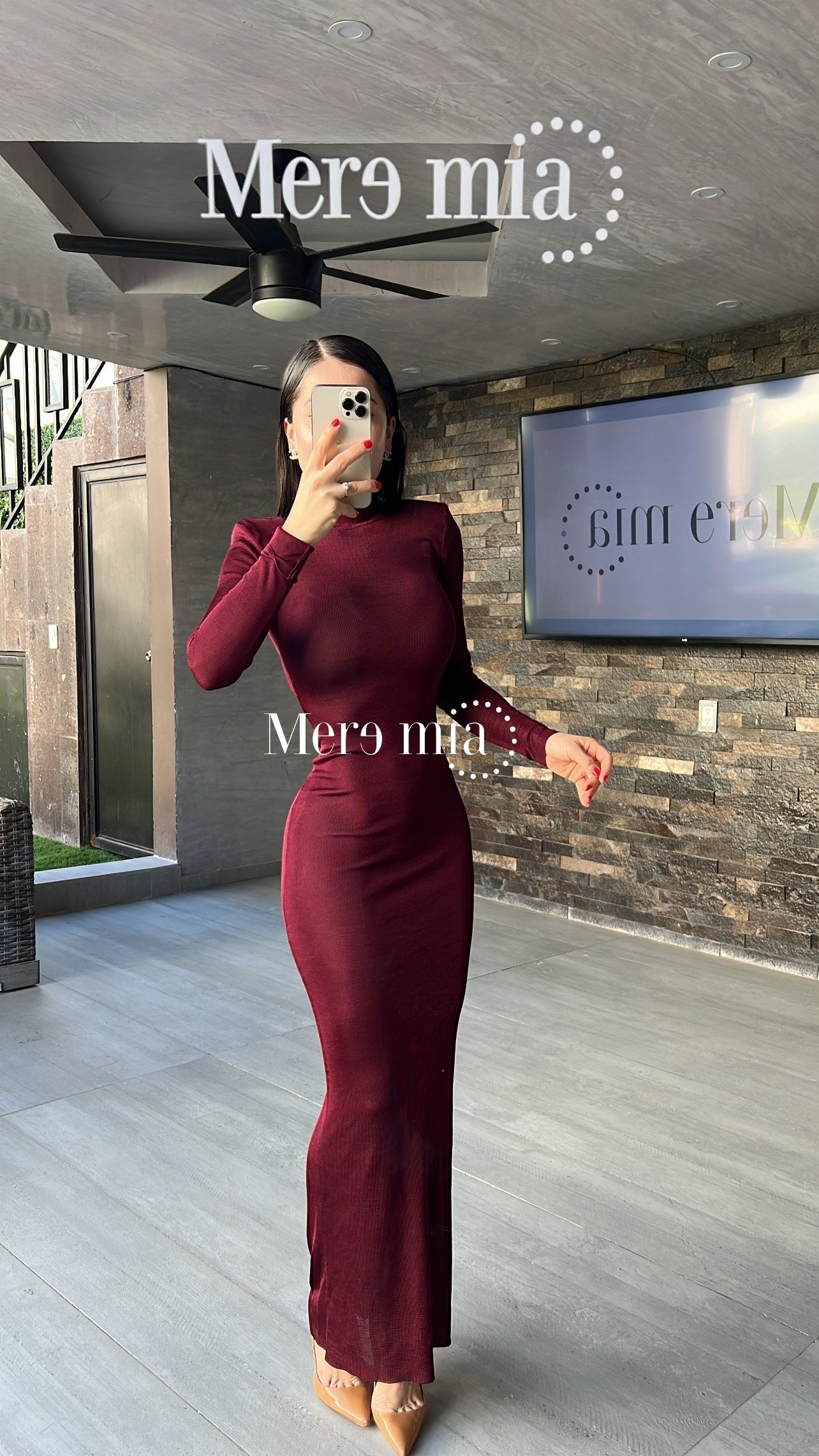 Vestido cuello ml