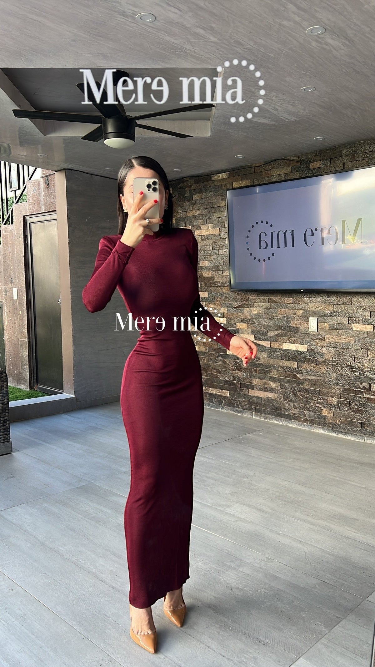 Vestido cuello ml