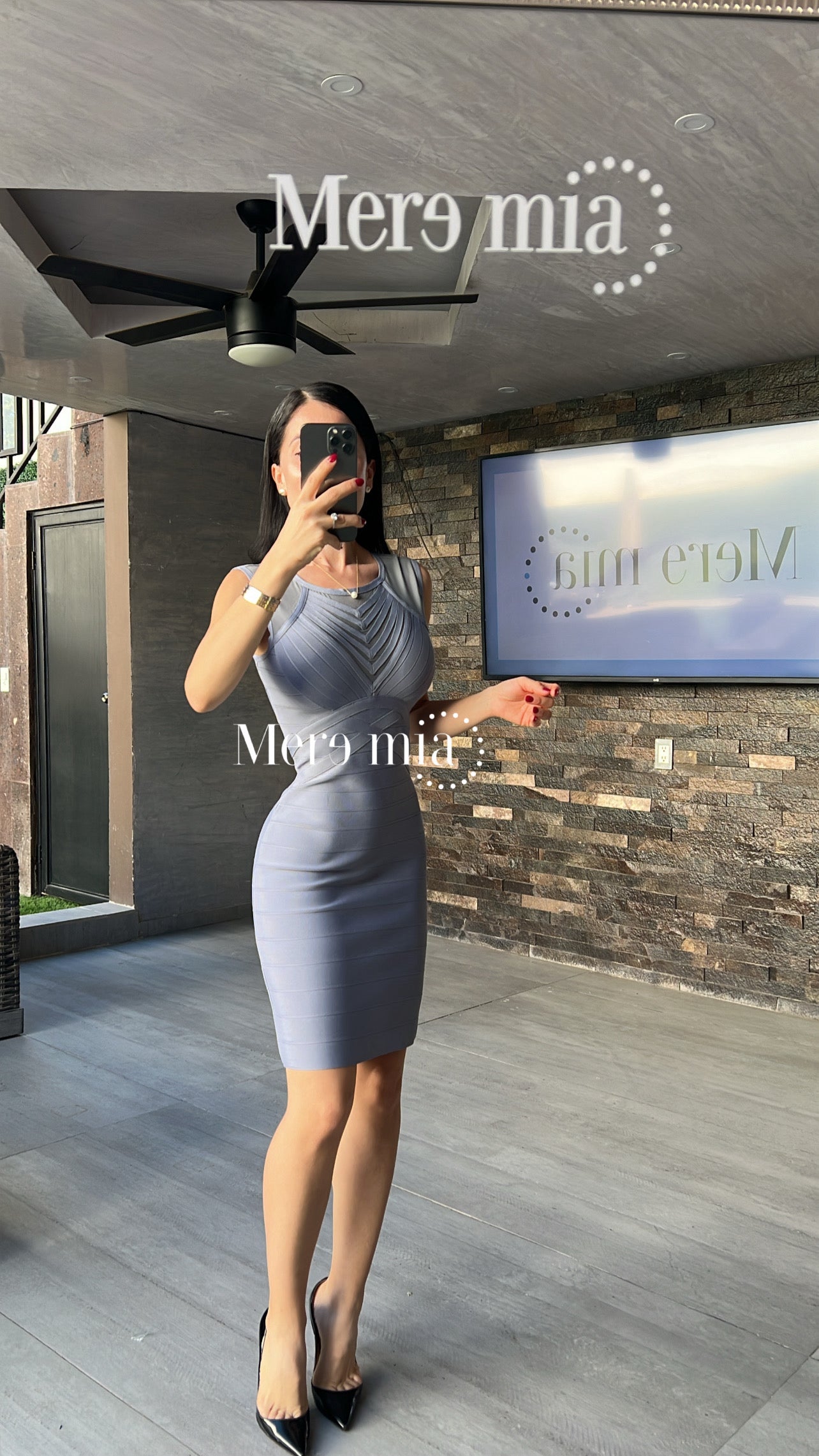 Vestido gris v