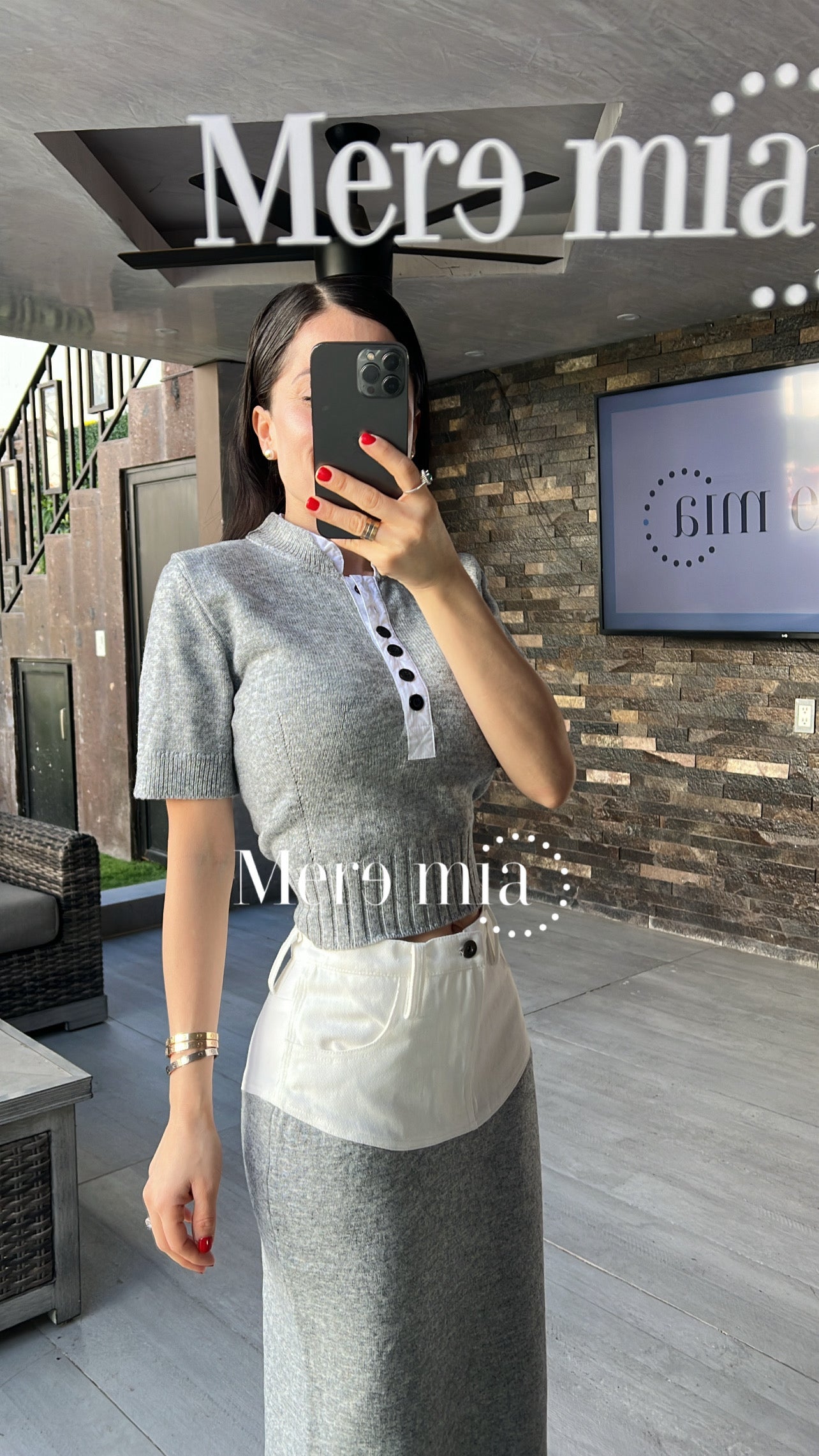 Conjunto mc color mitad