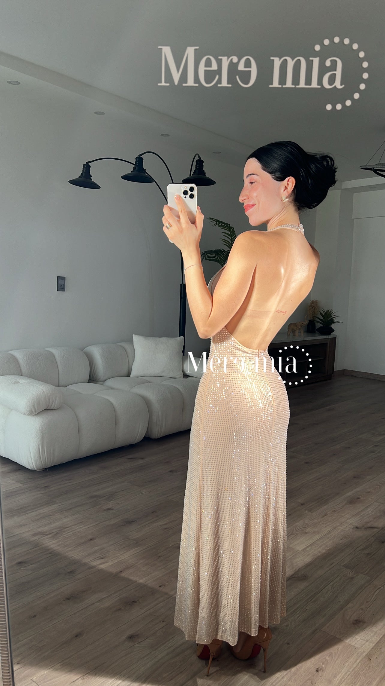 Vestido espalda suelto
