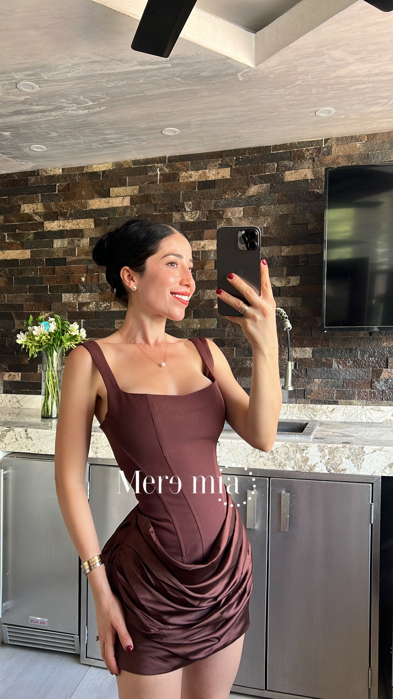 Vestido corset corto sat