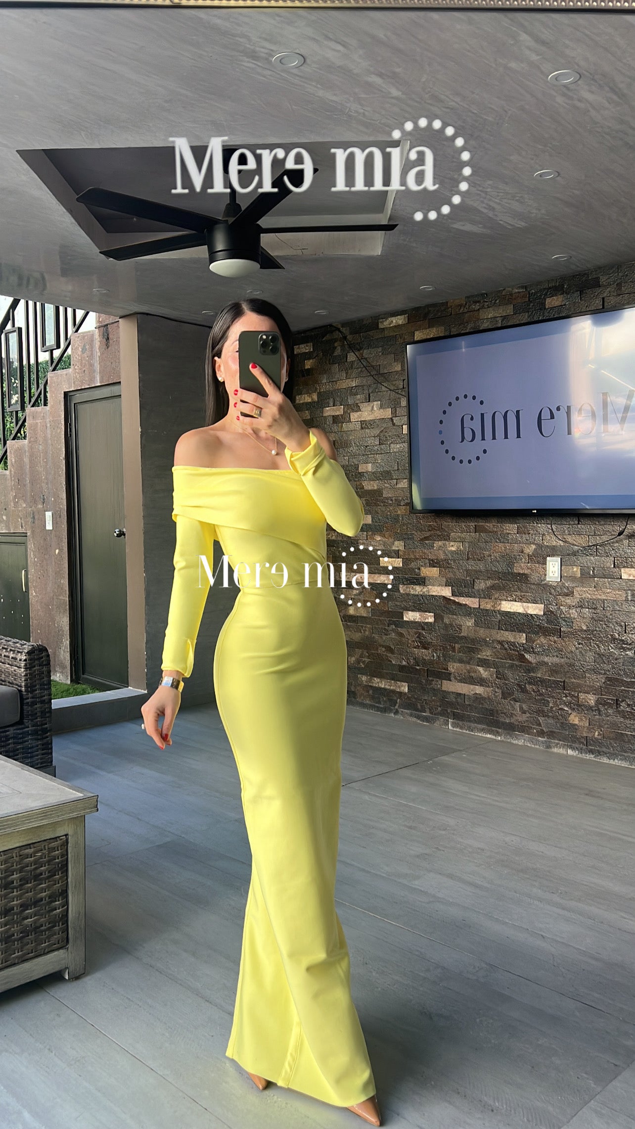 Vestido ml homb liso