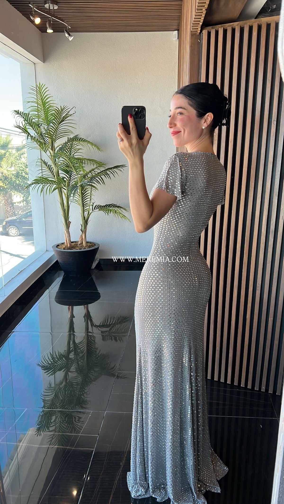 Vestido gris mc suelto