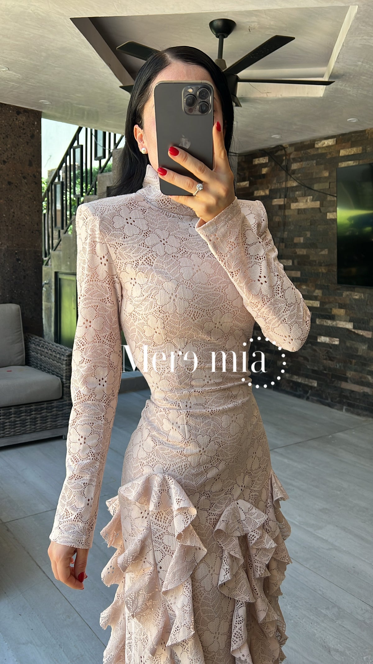 Vestido encaje Olanes ml