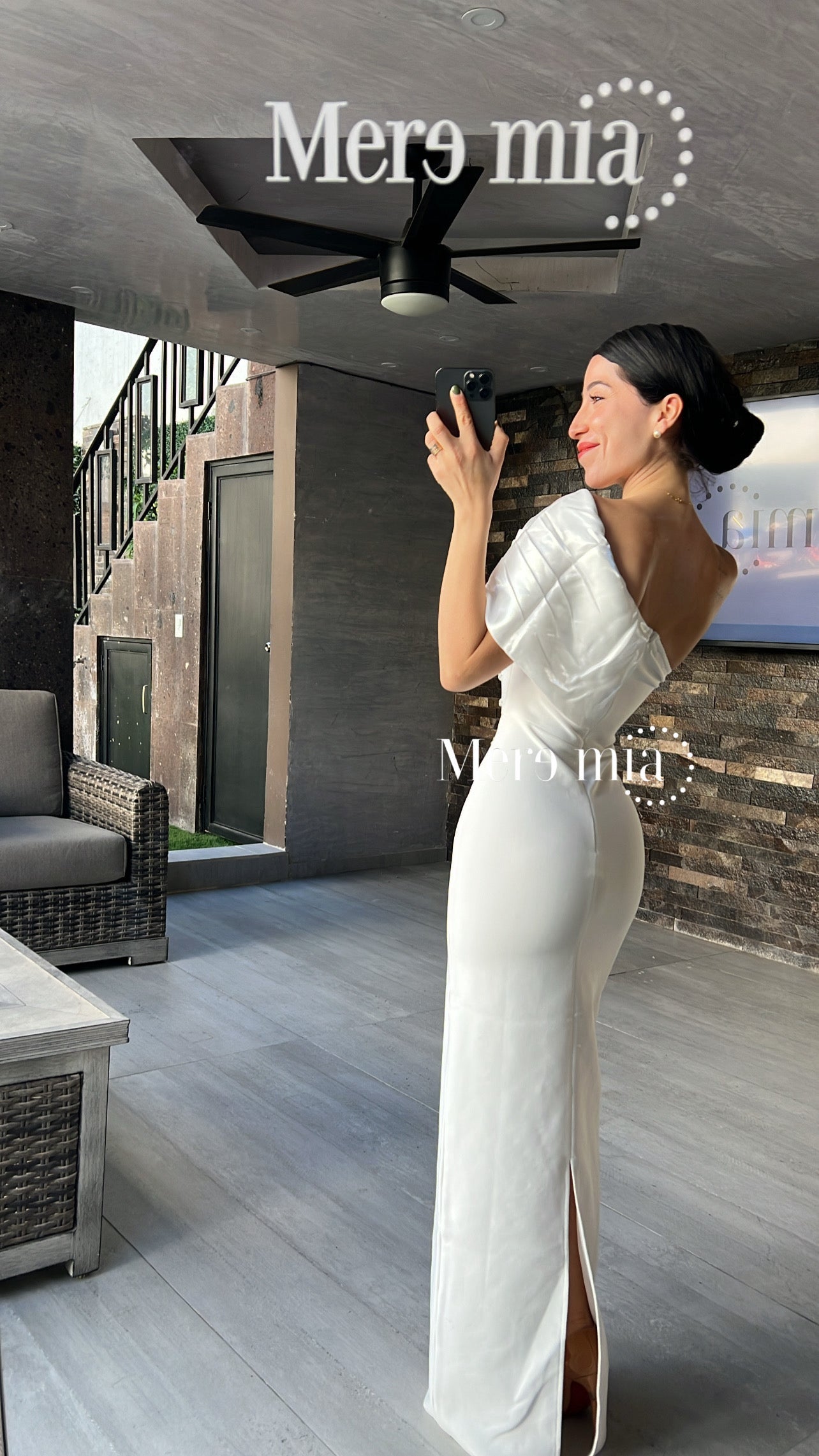 Vestido ramas tul