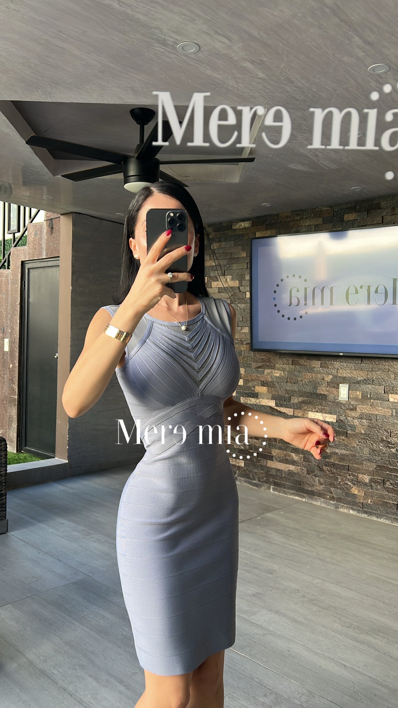 Vestido gris v