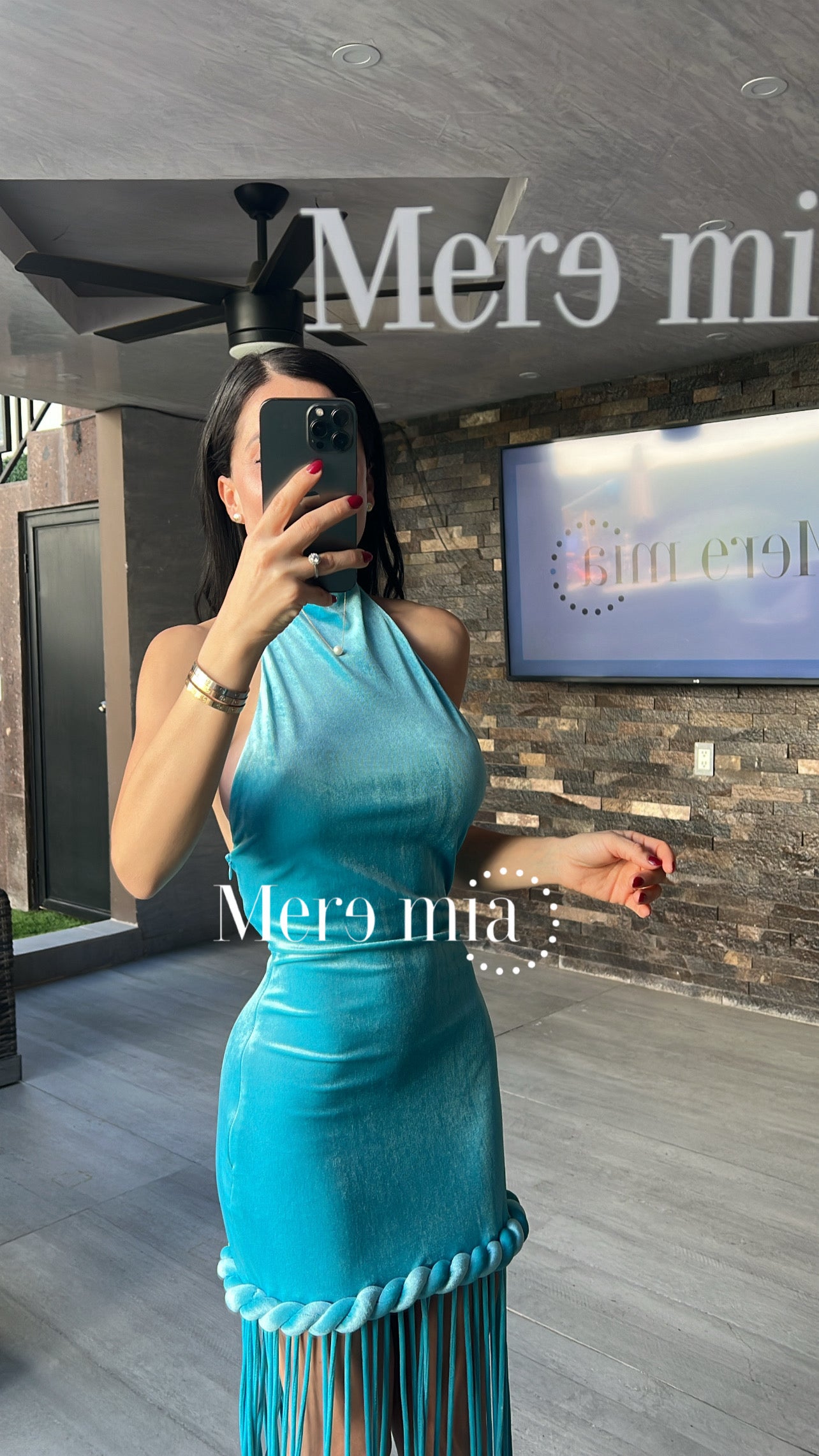 Vestido azul tiff