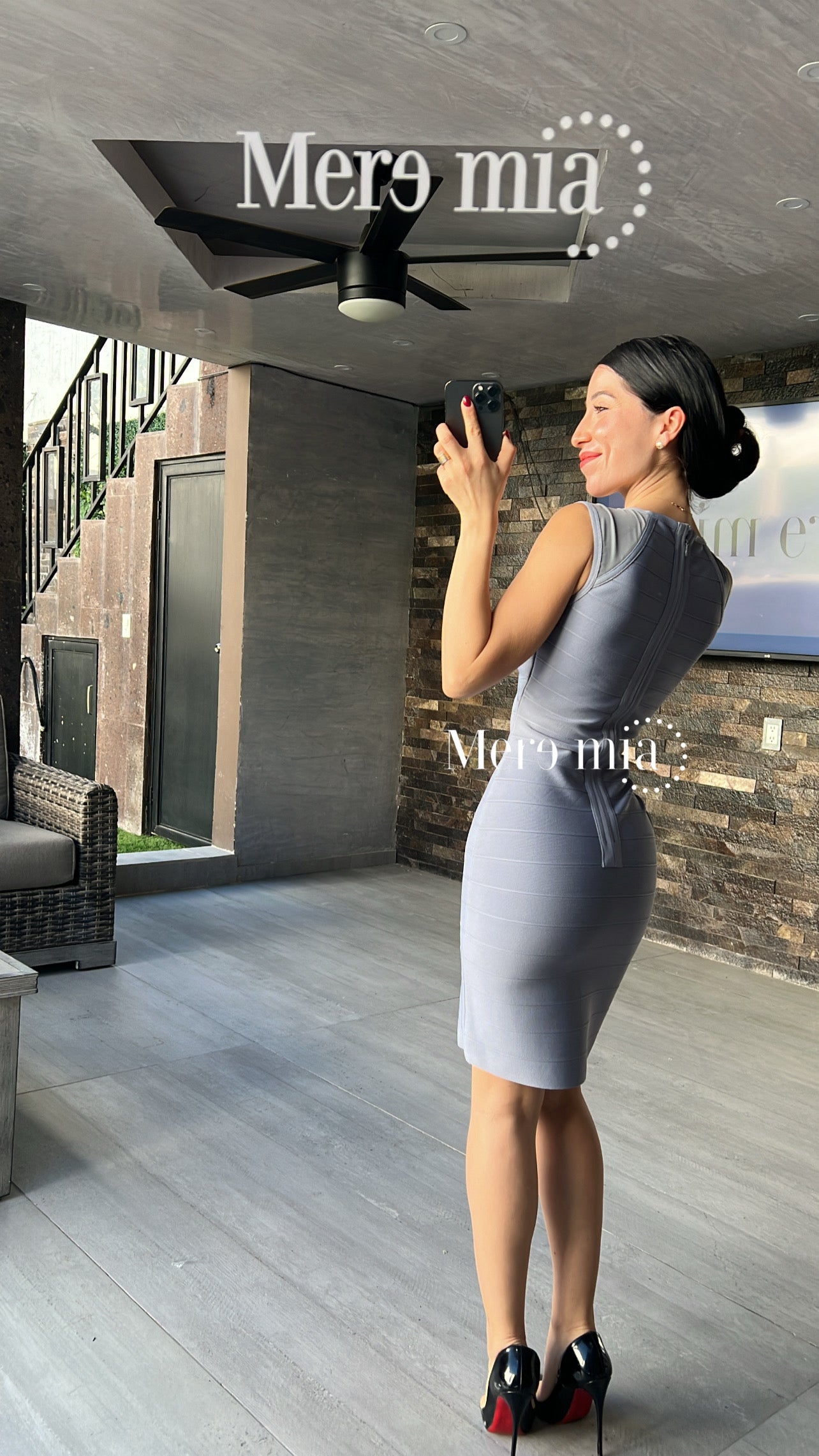 Vestido gris v