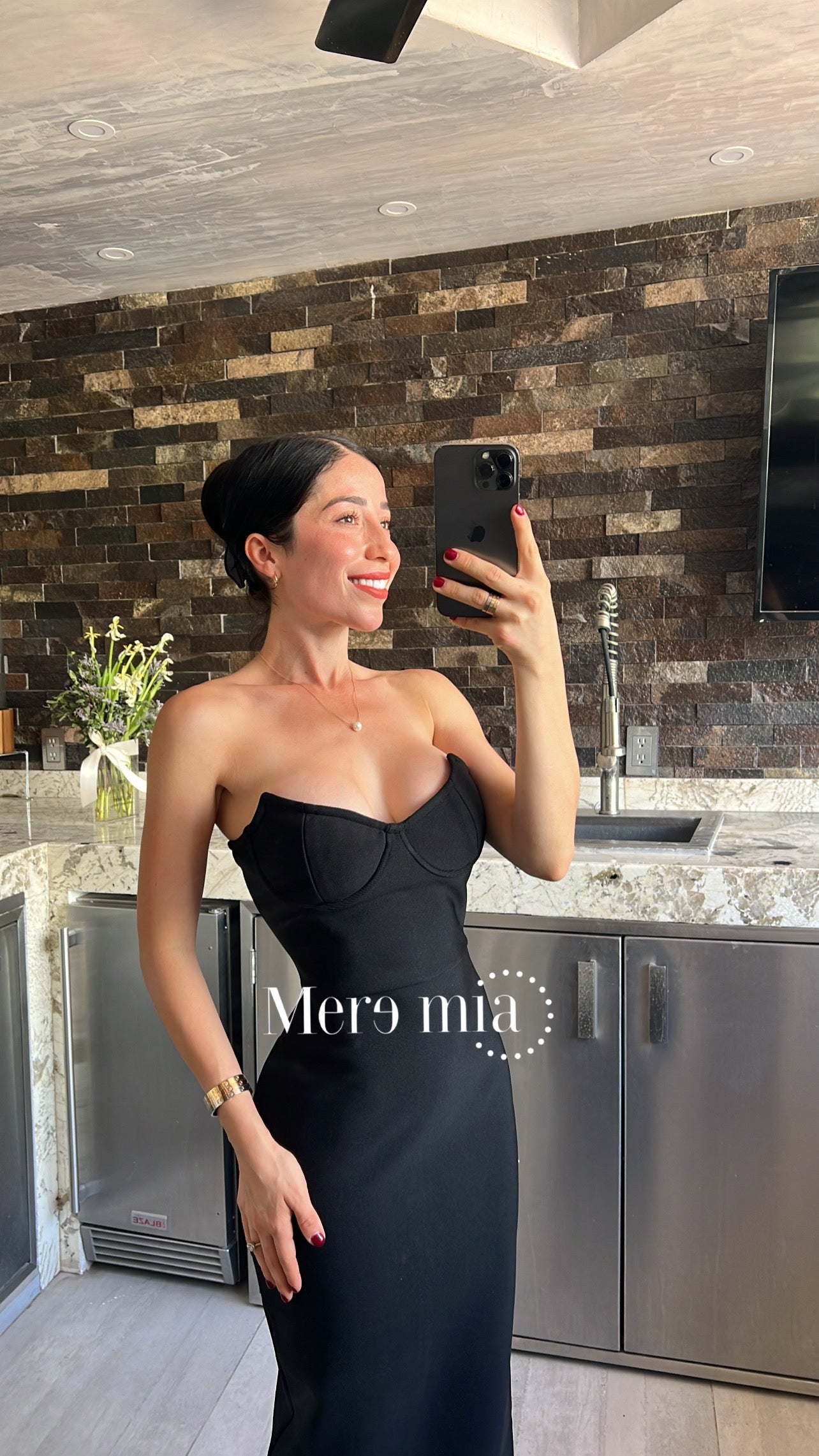 Vestido copas strapp