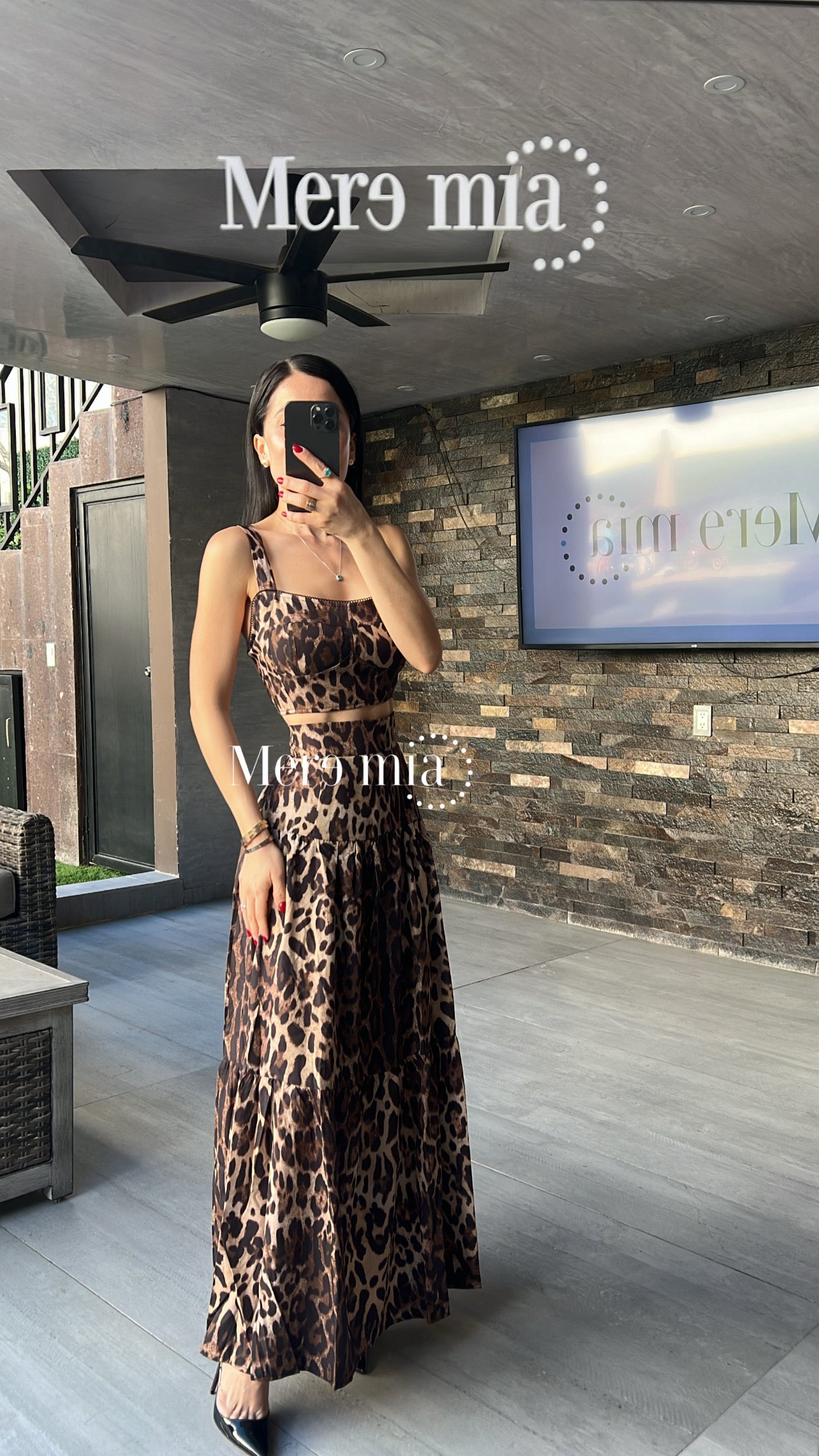 Conjunto animal print