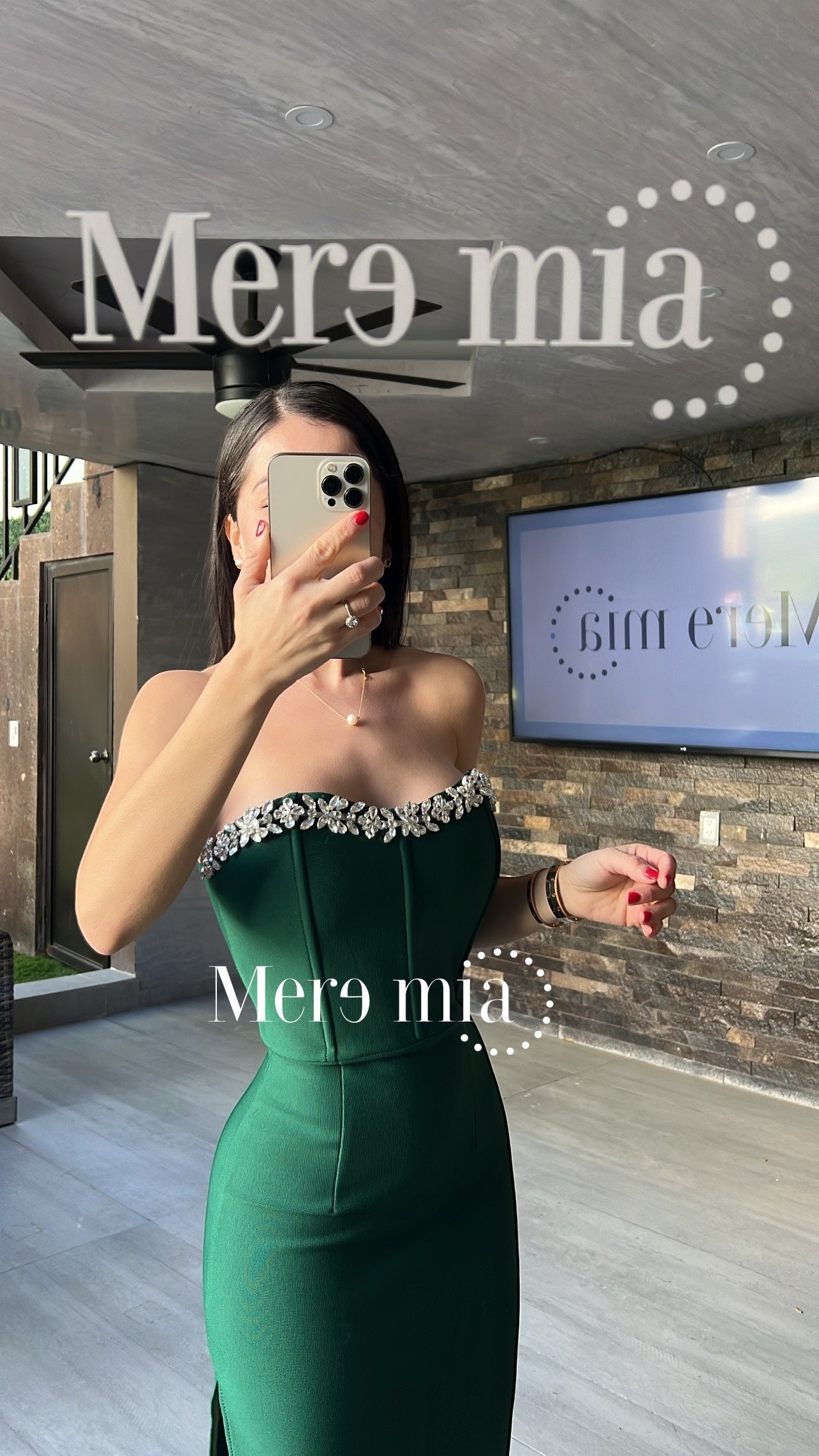 Vestido apl arr