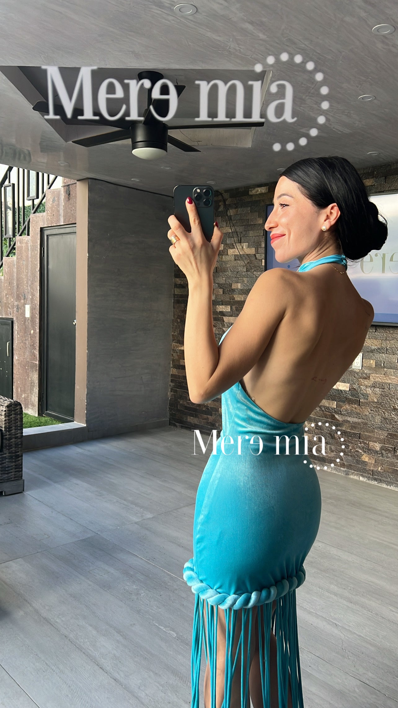 Vestido azul tiff