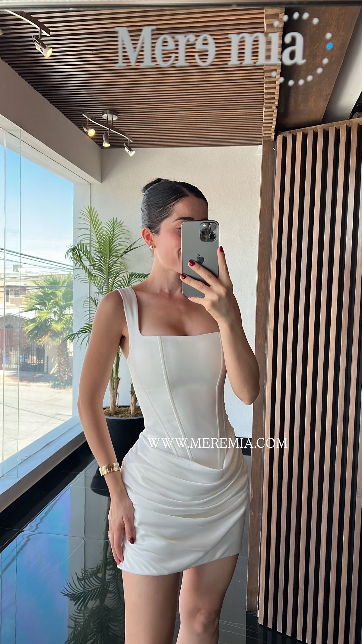 Vestido corset corto sat