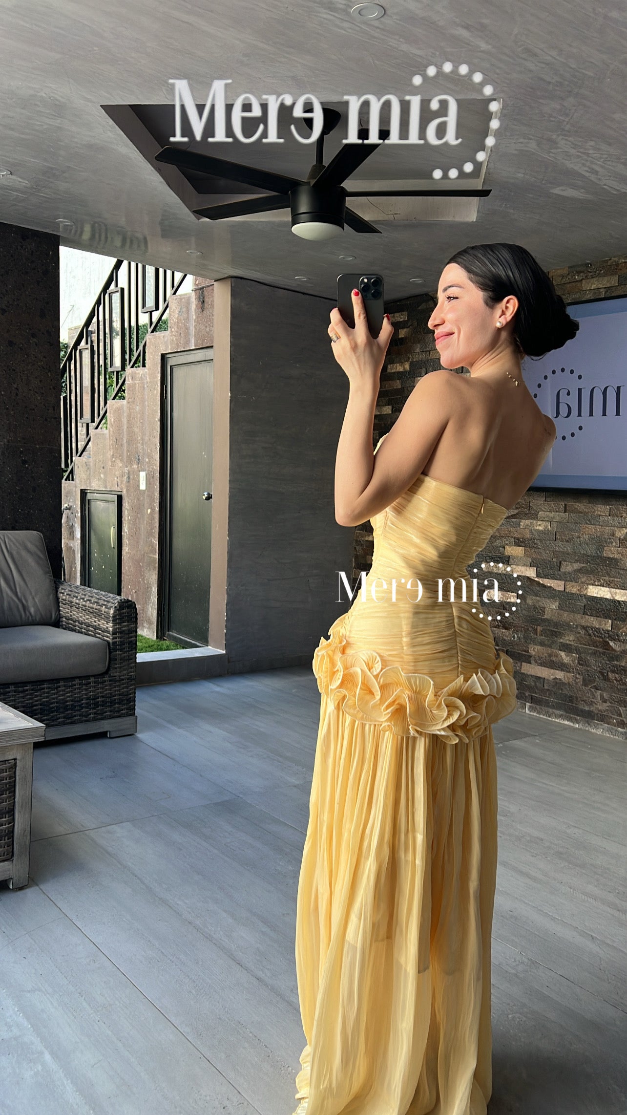 Vestido plisado flores