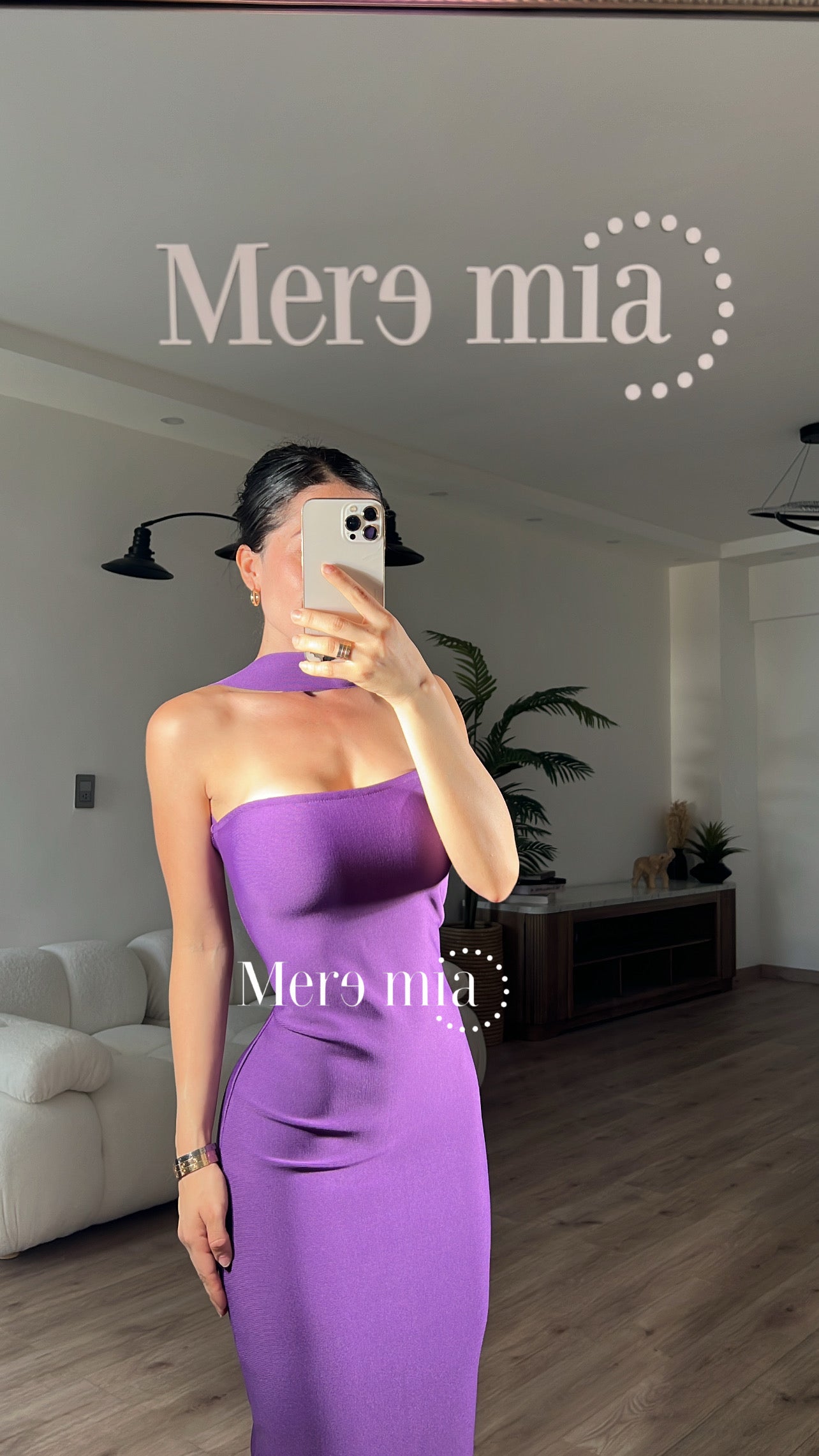 Vestido uva halter