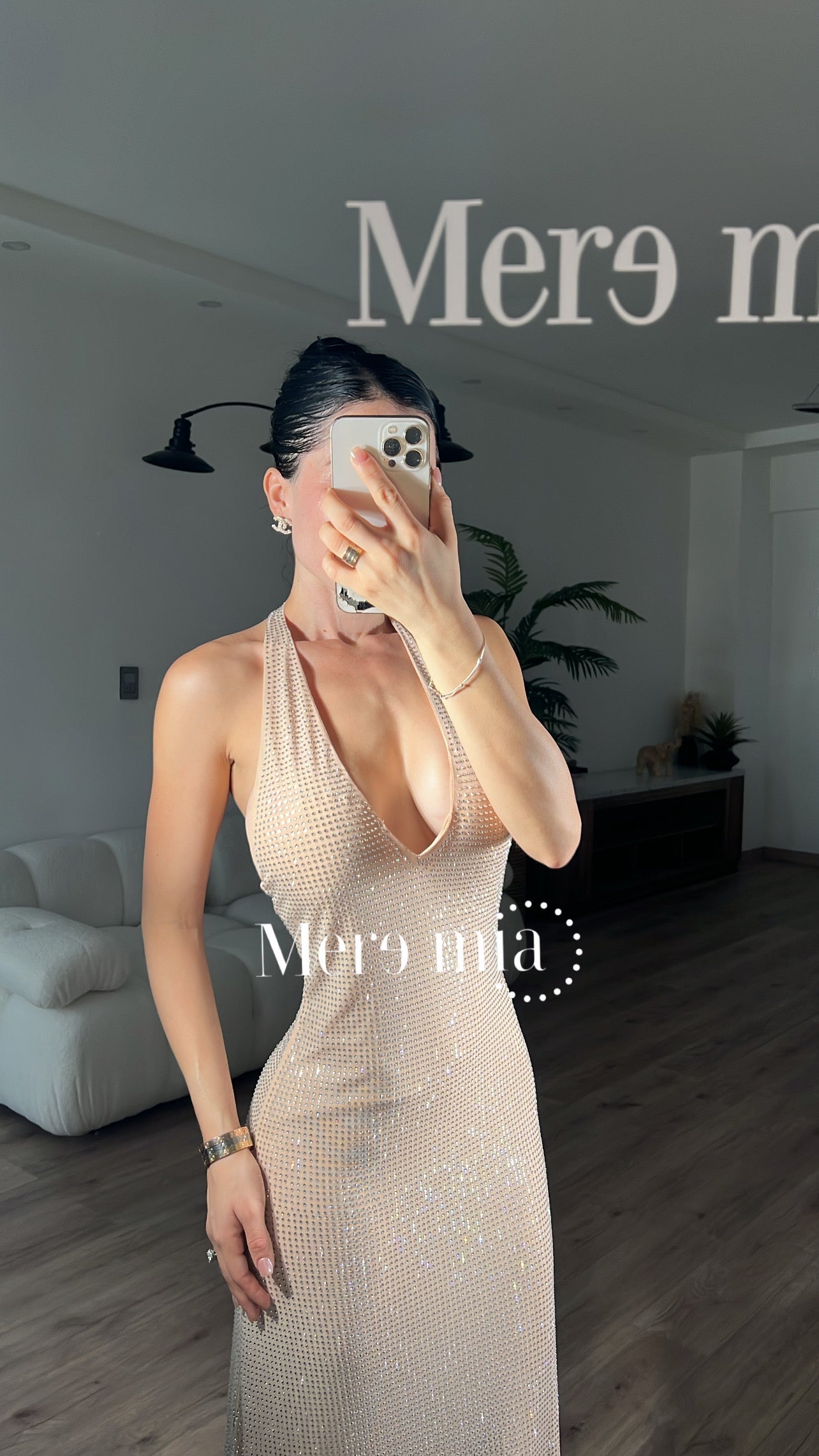 Vestido espalda suelto