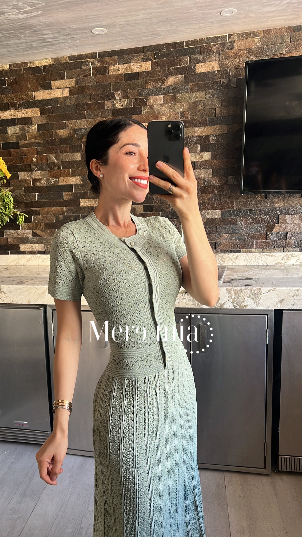 Vestido mc largo olg