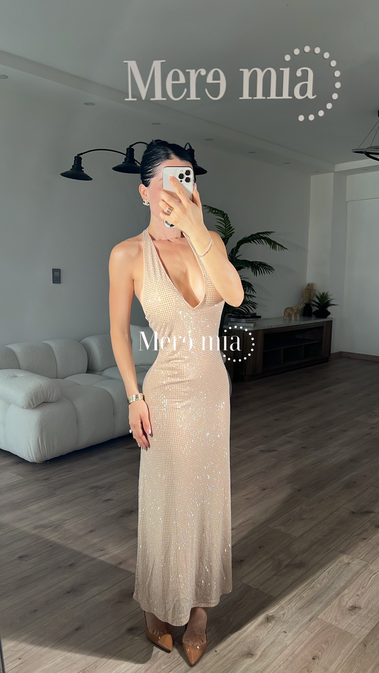 Vestido espalda suelto