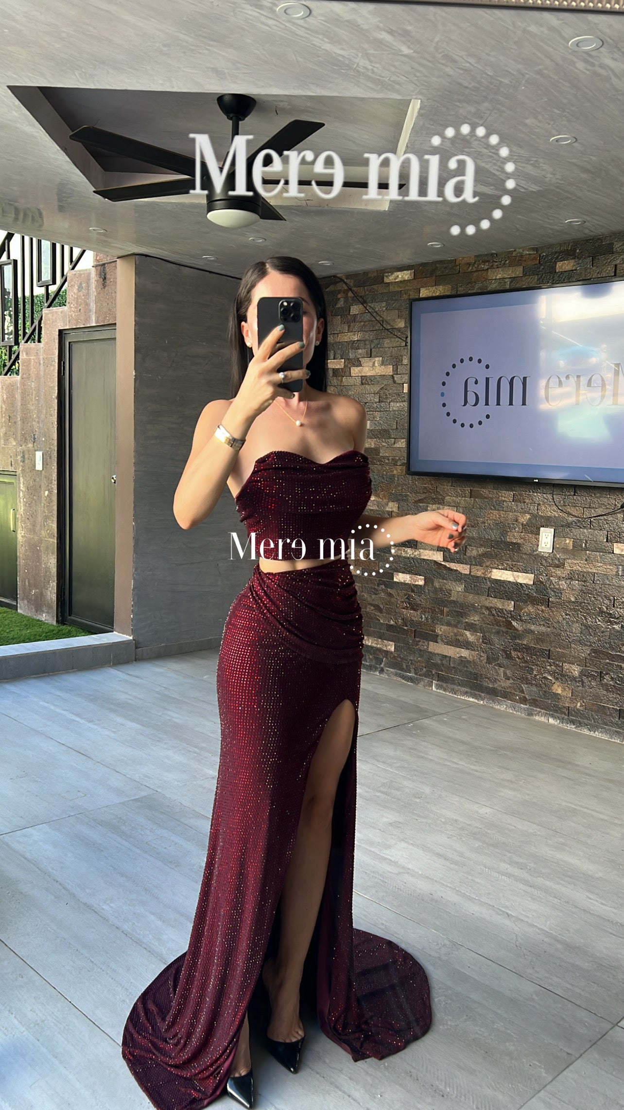 Conjunto tinto puntos