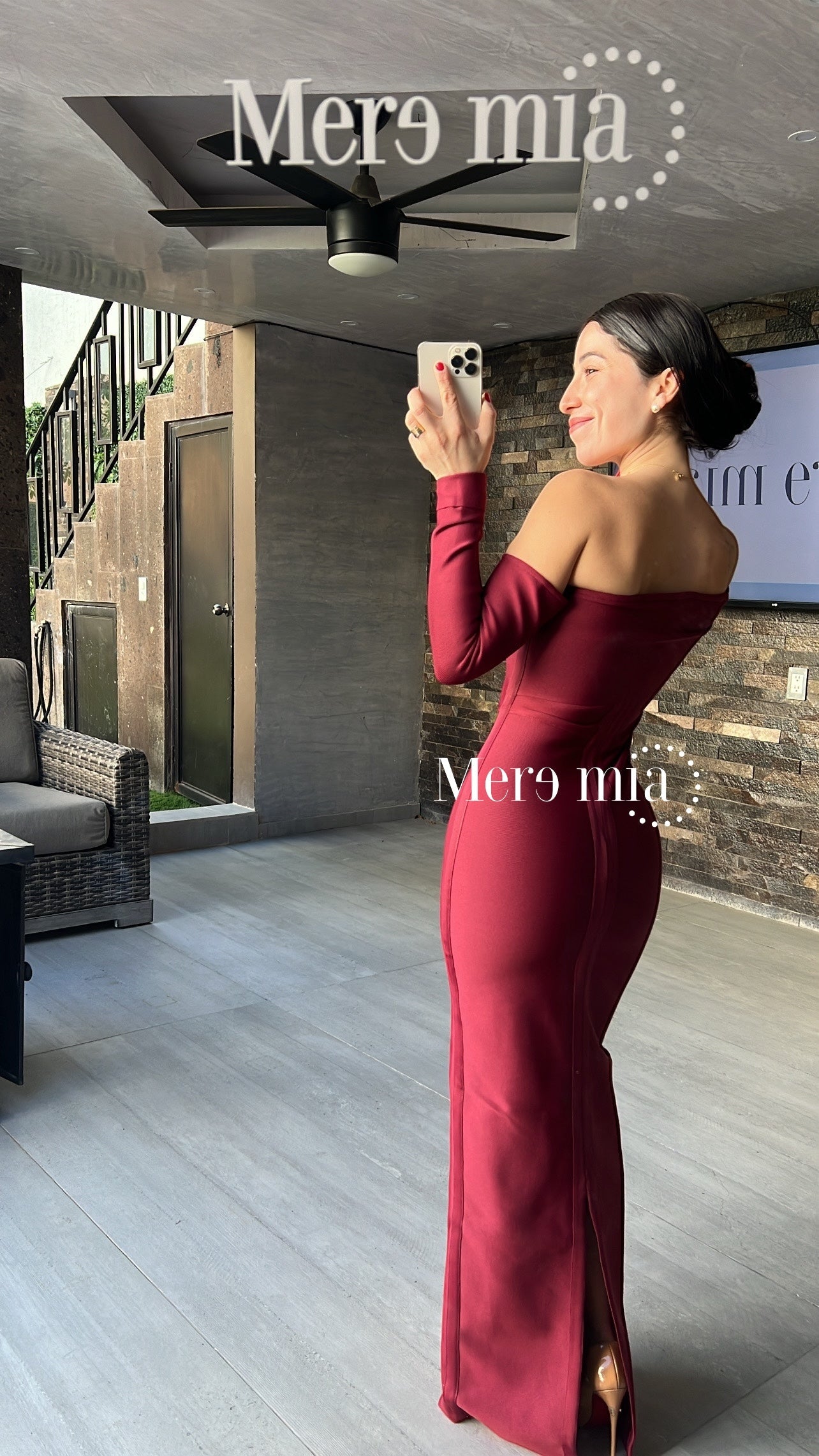 Vestido ml homb liso