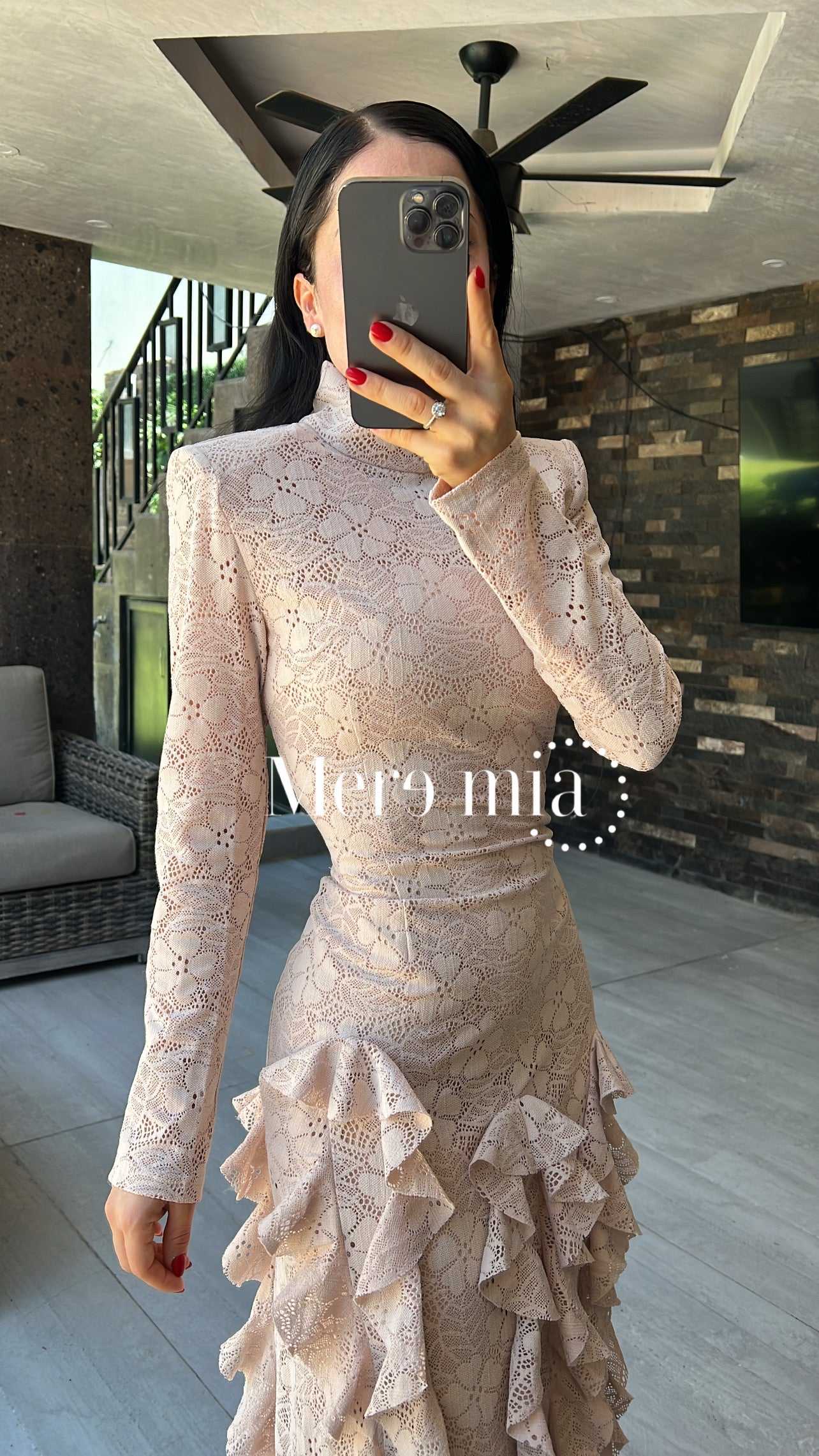 Vestido encaje Olanes ml