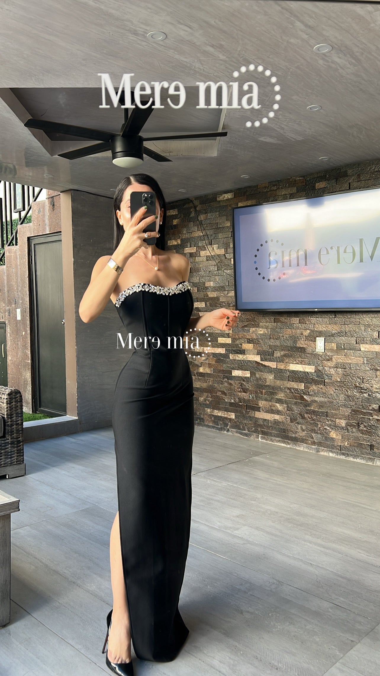 Vestido apl arr