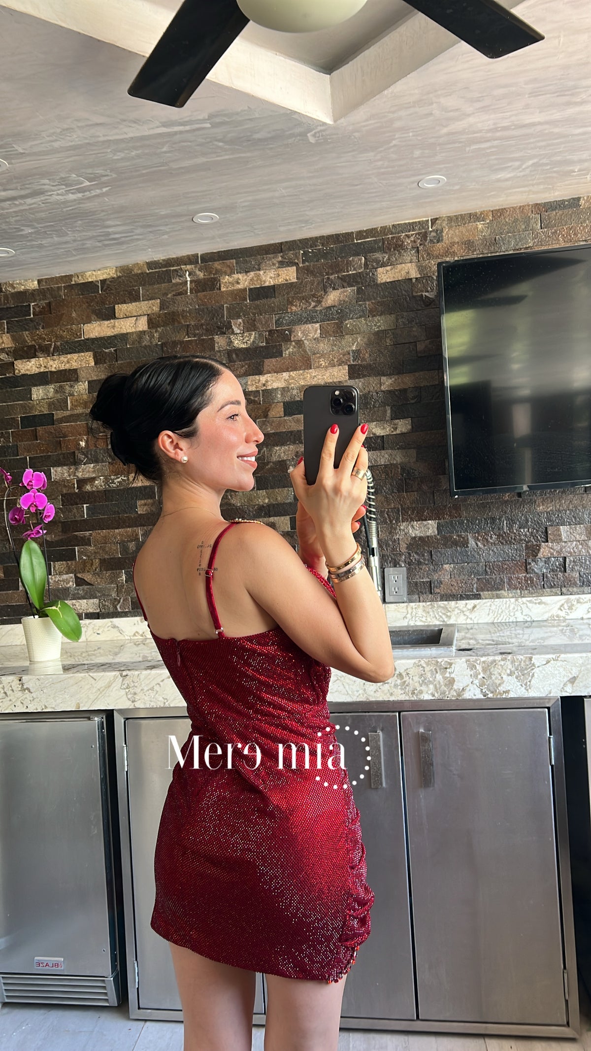 Vestido tinto apl