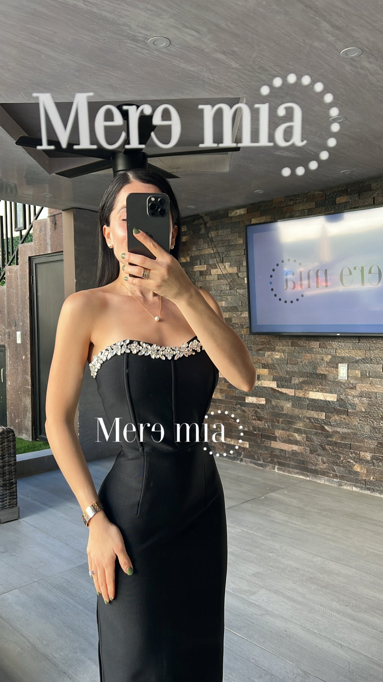 Vestido apl arr