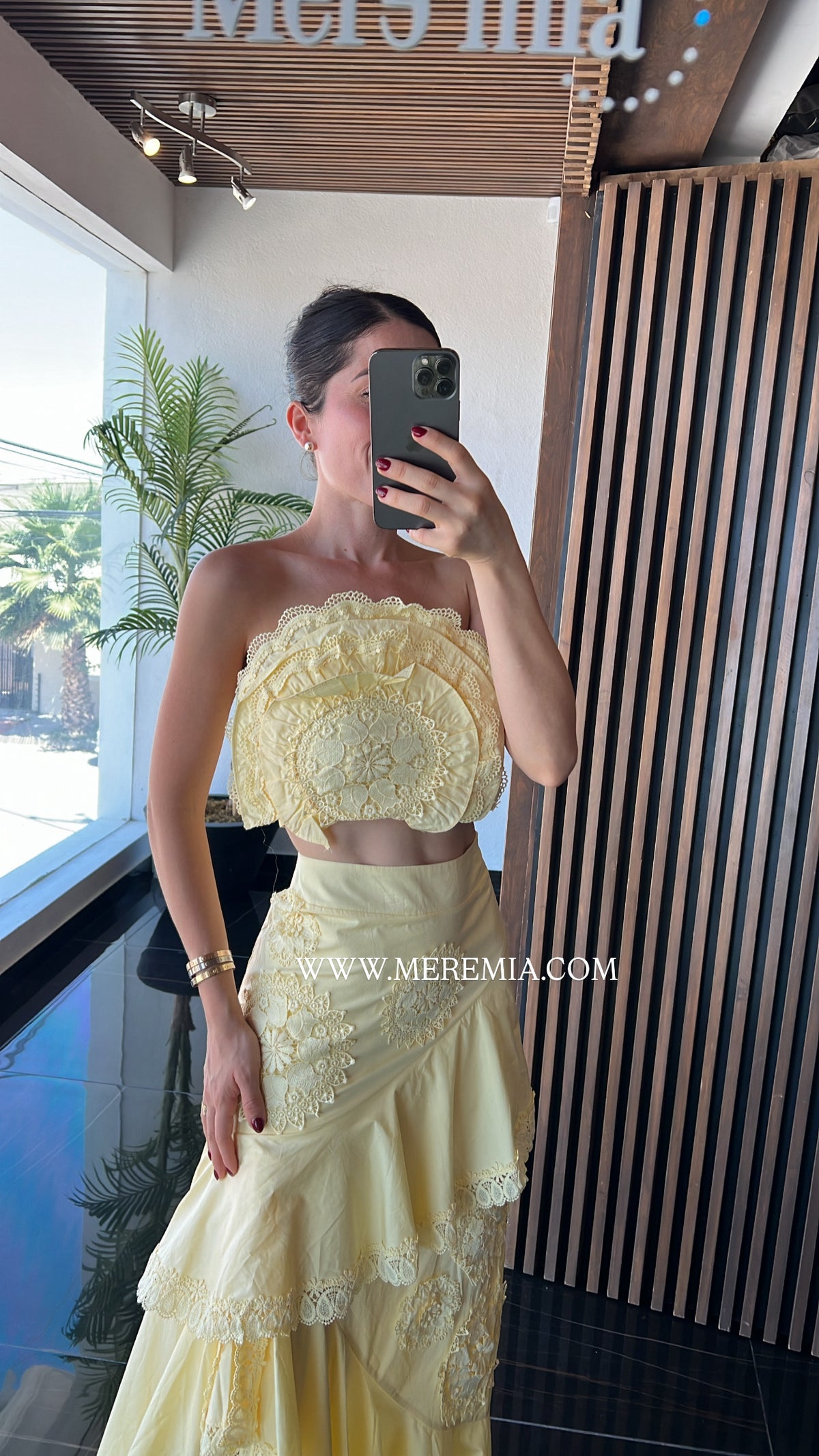 Conjunto flor midi