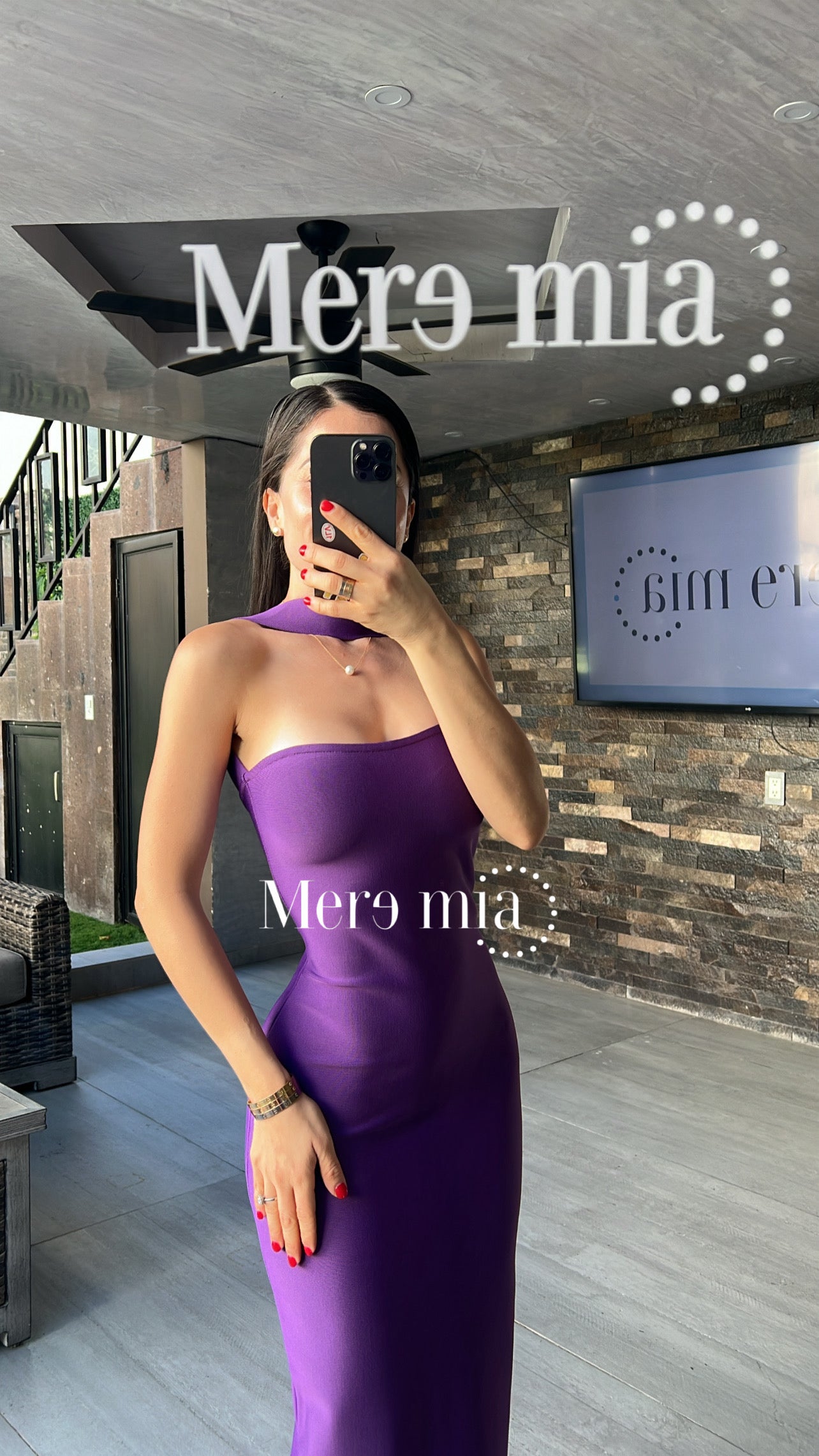 Vestido uva halter
