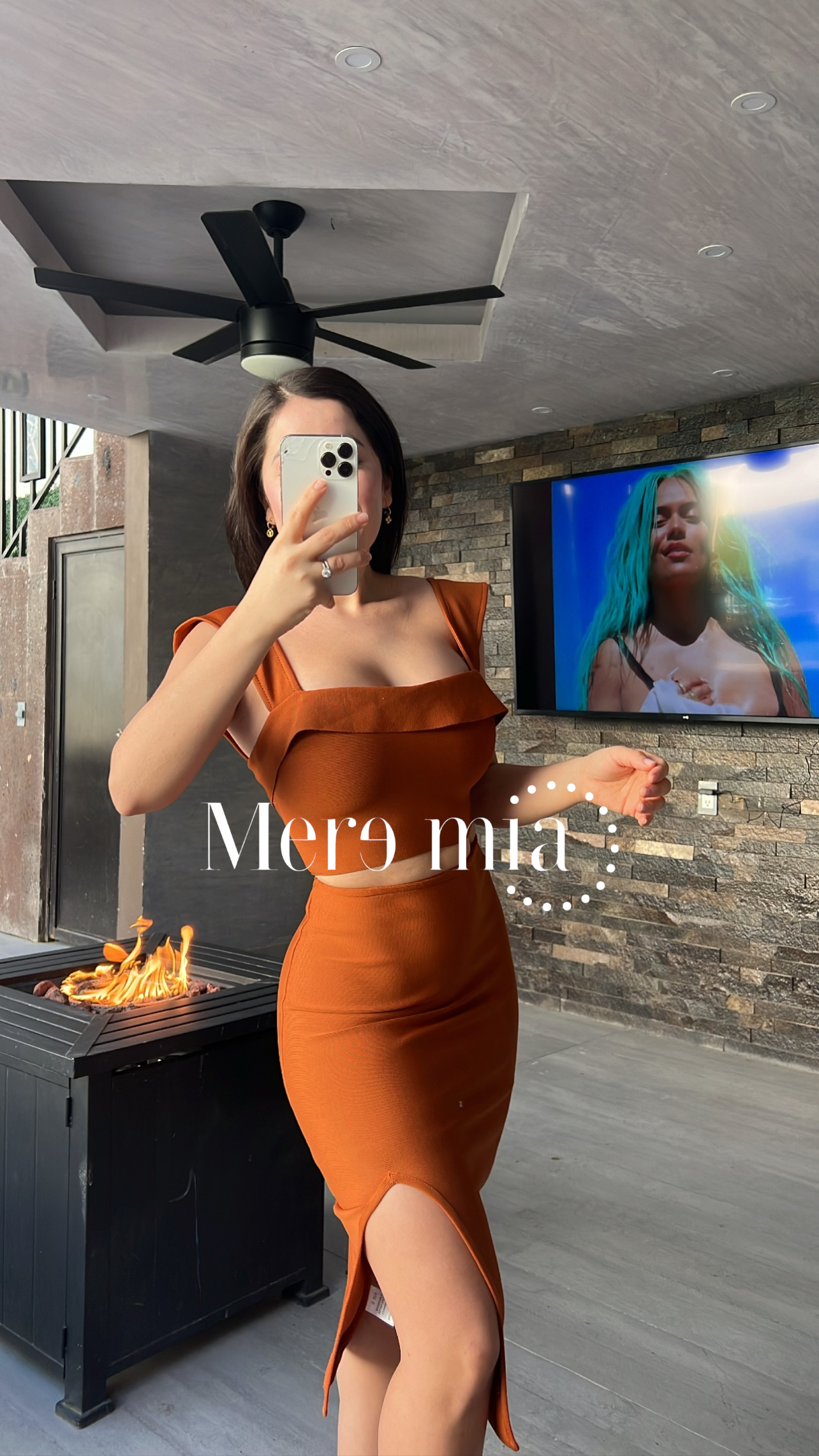 Conjunto  café bandage